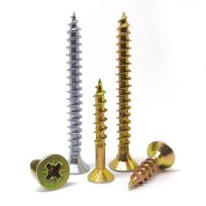 Yellow Zinc Torx Drive Double Countersunk Head Wood Chipboard Screw