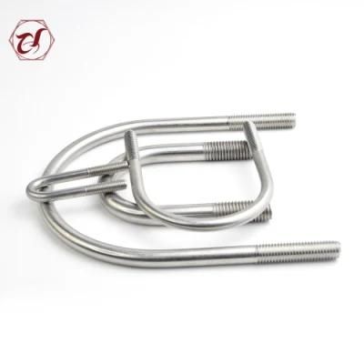 Half Thread Stainless Steel 316 Bent U Shap Clamp Bolt