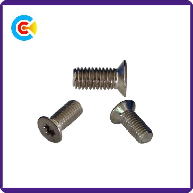 DIN/ANSI/BS/JIS Carbon-Steel/Stainless-Steel Galvanized Hand Twist Flange Hexagonal Furniture/Cabinets Fixed Screws