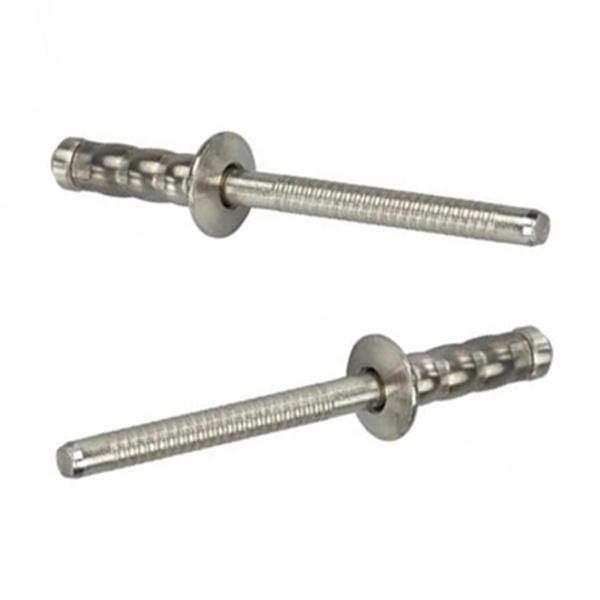 DIN7337 Aluminum Open End Blind Rivets with Break Pull Mandrel