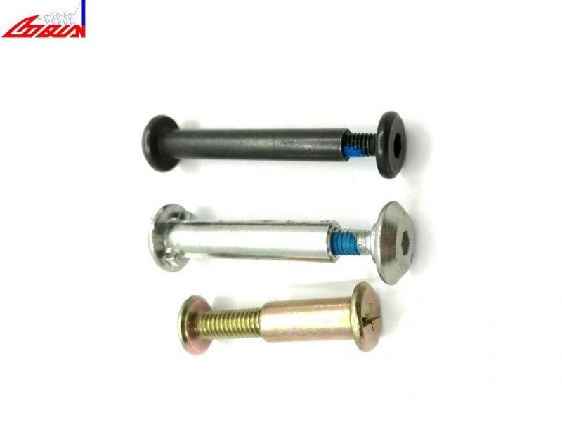 Chicago Screw Stainless Steel Carbon Steel Brass Male and Female Screw Dispensing Locking Screw