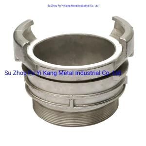 SS316 Precision Casting Guillemin Male Thread Coupling with Latch