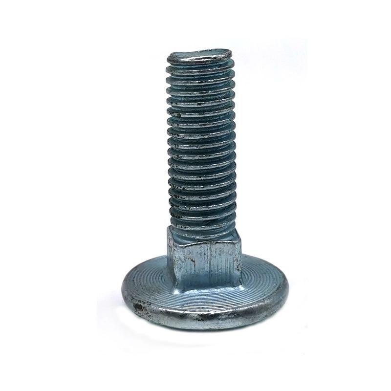 M4 Zinc Plated Flat Head Square Neck Carriage Bolt DIN603