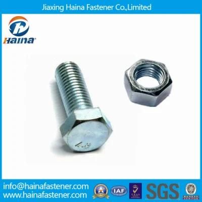 Zinc Coated DIN934 Hex Bolt and Nut