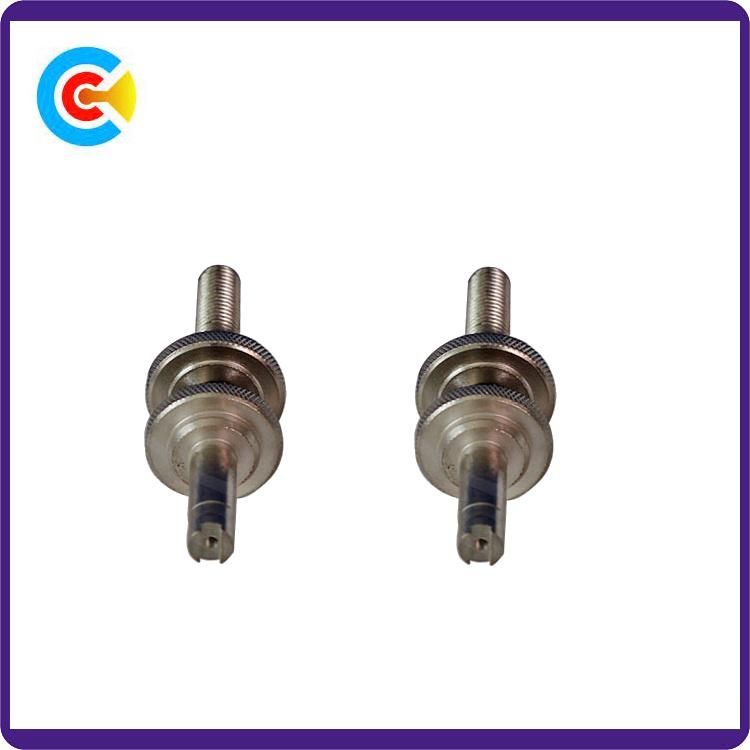 Carbon Steel 4.8/8.8/10.9 Galvanized Non-Standard Knurled Screw Nut for Building/Bridge/Railway/Machine