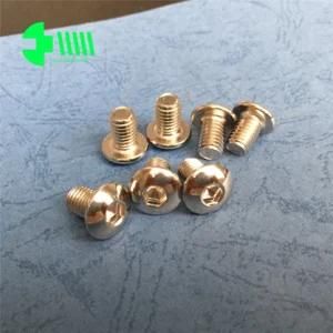 Foshan Hardware White Nickel Round Pan Head Shape Allen Drve Left Machine Screw