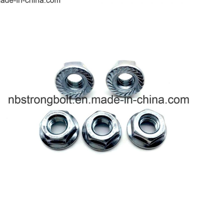 DIN6923 Hex Flange Nut Gr. 8 with Zinc