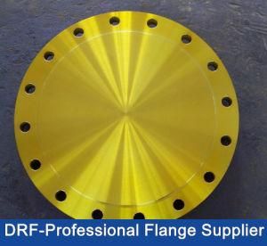 Blind Flange, Yellow Painted, ANSI, ASME, GOST, DIN, JIS