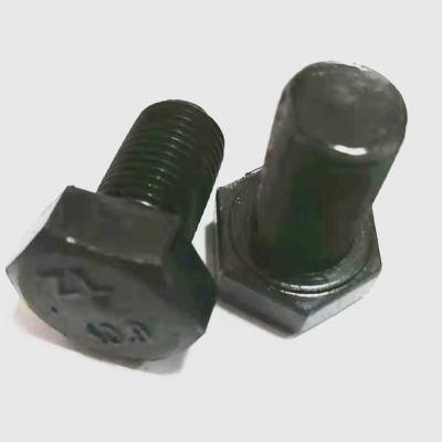 Metal Black Oxidation DIN 931 Hexagon Bolt for Machine Made in China
