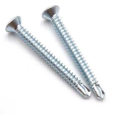 DIN7504p Flat Countersunk Head Bugle Head Self Drilling Screw. Zinc Plated. Galvanized. C1022