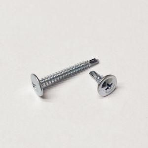 Chinese Factory Direct Sale Crossed Recessed Modified Truss Head Wafer Head Zinc Plated Self Drilling Screw