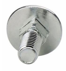 Half Round Head Carriage Bolt DIN603 GB12 Stainless Steel Carbon Steel Zinc Plated Brass Grade 4.8 6.8 8.8 10.9 12.9