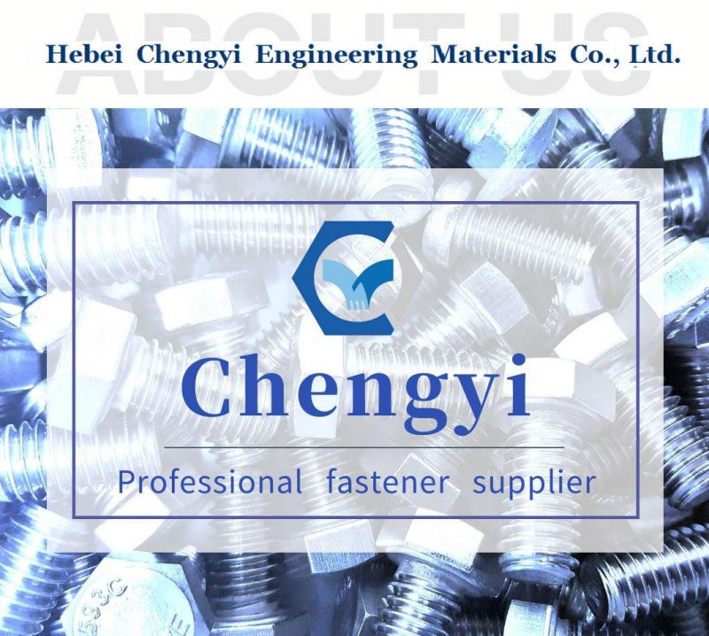 High Quality Chengyi All Size DIN 931 933 Zinc Plated Hex Bolt