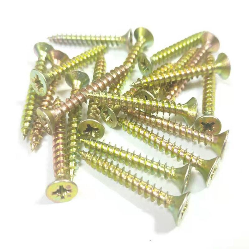 Angola Zambia Colombia Market/Amarillo Zincado Tornillo Turbo Screw