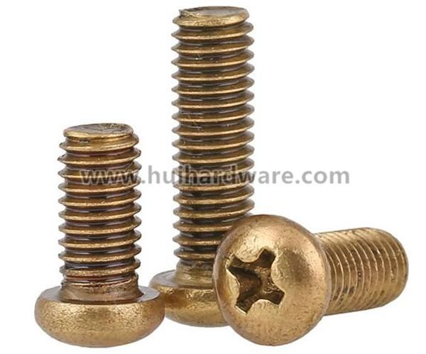 Brass Phillips Pan Head Decorative Machine Screws M3 M4 M5 M6