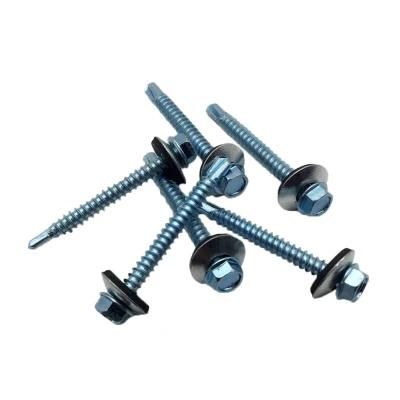 Hex Head Screw with Cut Point Assembled with Bonded Washer