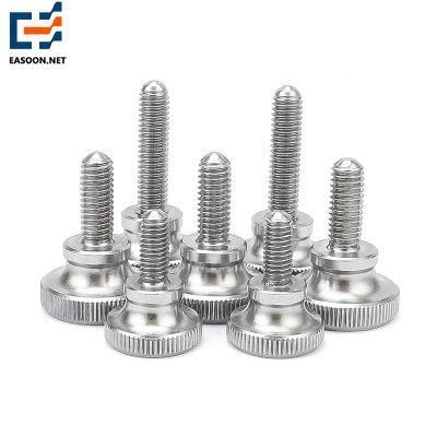 Turning Finger Screw with Knurled Finger Screw Thumb Screw in 304 Stainless Steel Without Surface Treatment