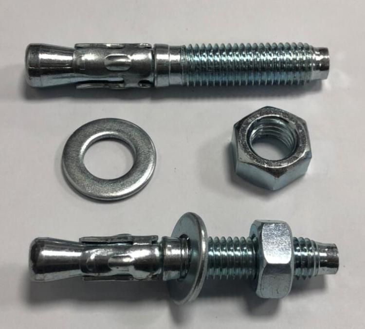 Carbon Steel Grade 4.8 Expansion Bolts Wedge Anchors