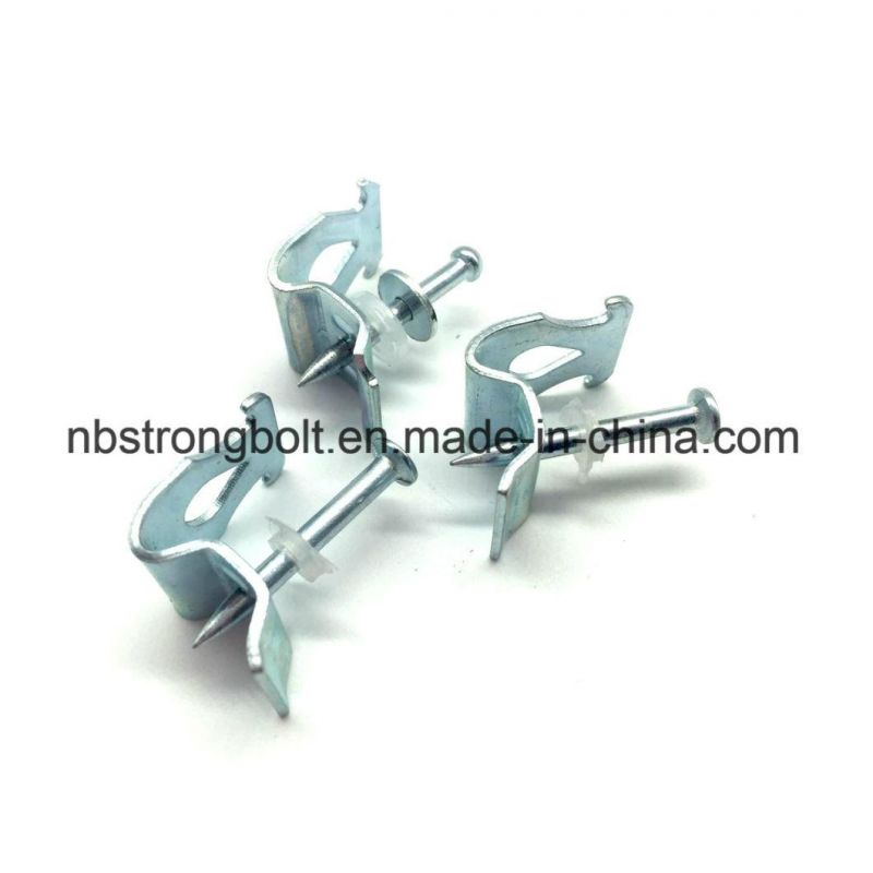 Drive Pin with Angle Ceiling Clip, Shooting Nail