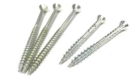 3.5X30mm Fine Thread Phillips Bugle Head Drywall Screws White and Yellow Zinc Plated Drywall Screws
