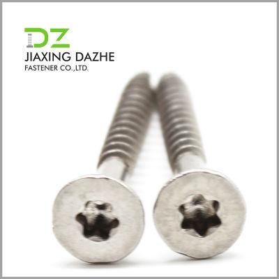 18-8/304/316 Stainless Steel Screw Flat Head Torx Self Tapping Screw