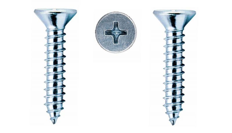 DIN-7982 Flat Countersunk Head pH2 Self-Tapping Screw