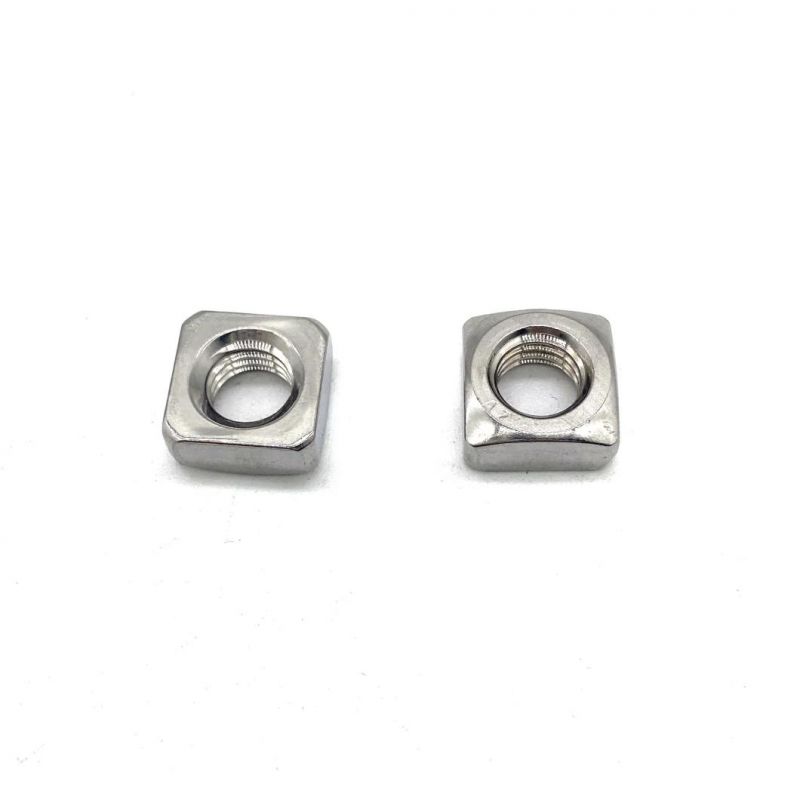 DIN 557 A2-70 A4-80 Stainless Steel 304 316 Square Weld Nut