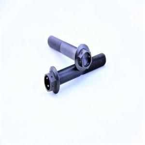 Anodized Titanium Flange Lock Bolts for Motorcycle