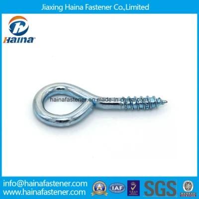 Carbon Steel Zinc Plated Wood Threaded Eye Screw, Lag Eye Screws