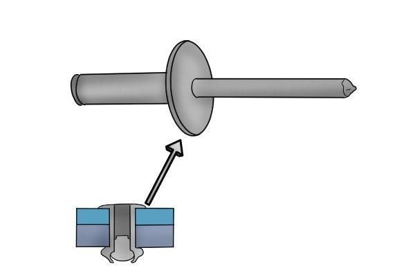 Aluminum Pop Blind Rivet with Large Flange Rivet