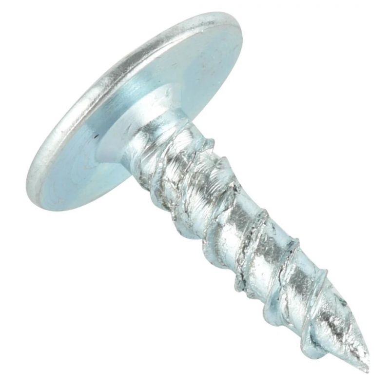 Truss Pan Head Tapping Screw White Zinc