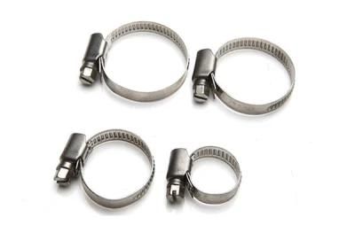 Adjustable W4 Stainless Steel Worm Drive American Type Gas Hose Clamp Oil Hose Clip Water Pipe Clamp, 72-95mm