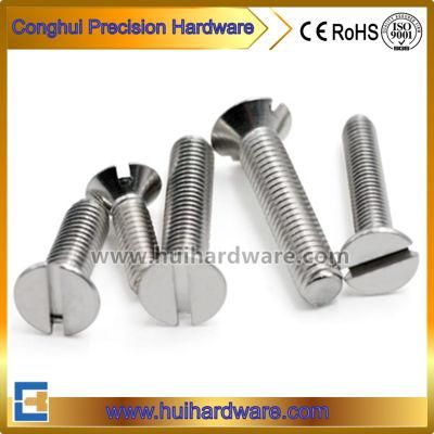 ANSI B18.6.3 DIN963 Standard Slotted Countersunk/Flat Head Screws