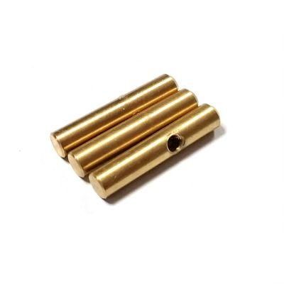 Customized CNC Machining Turning Hole Female Thread Brass Screw Part