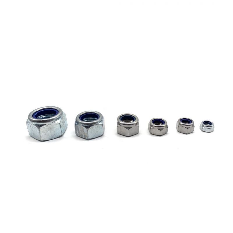 Stainless Steel Hex Nylon Insert Lock Nut DIN985 DIN982 ISO7040