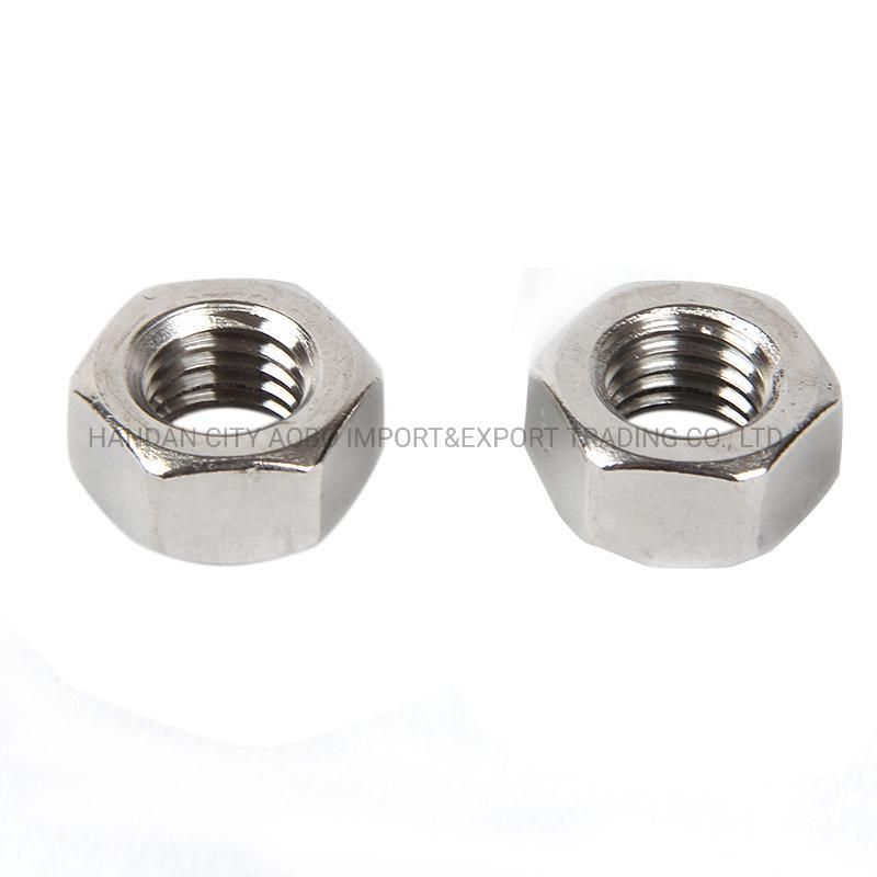 Stainless Steel Thin Nut 304/316 Hex Jam Nuts