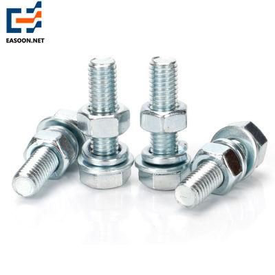 DIN933 DIN931 Hex Bolt Full Thread Bolt with Nut Zinc Plated Hex Head Bolt/U Bolt/Anchor Bolt/Screw Made in China