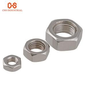 Carbon Steel DIN934 Plain Zinc Coated Zp Yzp Hex Nut