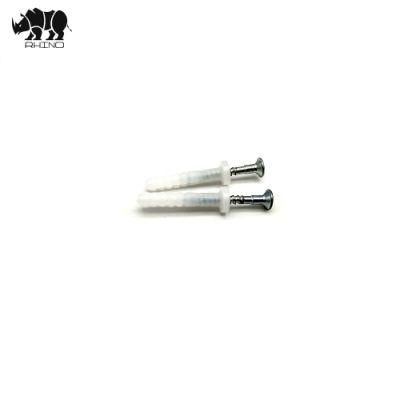 Anchor Fastener Best Quality White Plastic Nylon Hammer Drive Nail Anchor