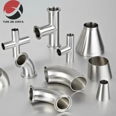 Customized Food Grade Lost Wax Casting Stainless Steel Sanitary Tee Elbow Pipe Fittings