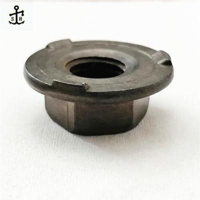 Carbon Steel Auto Parts Black Oxide Hex Hexagon Weld Flange Nuts in China