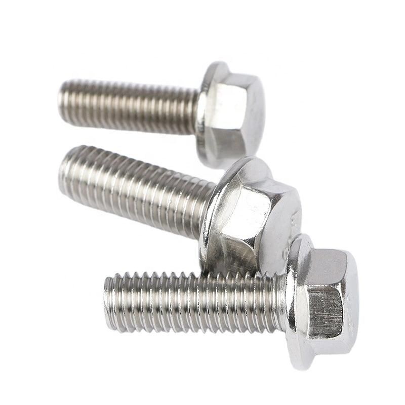 High Strength Bolt DIN6921 Carbon Steel Grade 8.8 10.9 12.9 Hex Head Flang Bolt