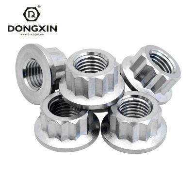 High Quality Stainless Steel Carbon Steel 12 Point Flange Nut