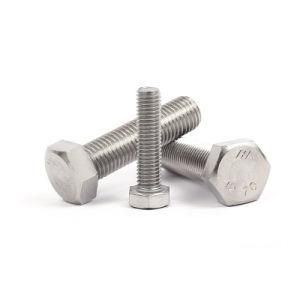 Stainless Steel 316 Hexagon Head Bolts M10-M12 Series Full Thread Screw Fasteners