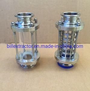 3A Stainless Steel Sanitary Pipe Sight Glass with Protection Net