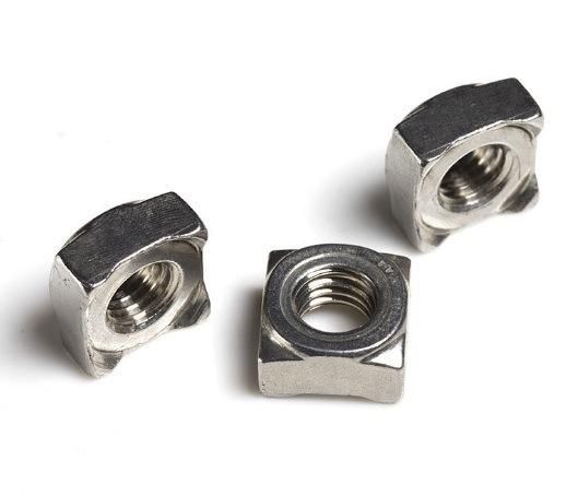 High Quality Inox DIN928 Square Weld Nut Carbon Steel Zinc Plated