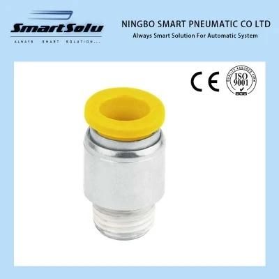 Plastic Metal Poc Pneumatic Quick Push in Combination &amp; Joint Fittings