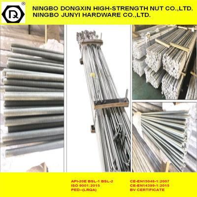 DIN976 Zinc Plated Fasteners Full Threaded Rods by 6.8