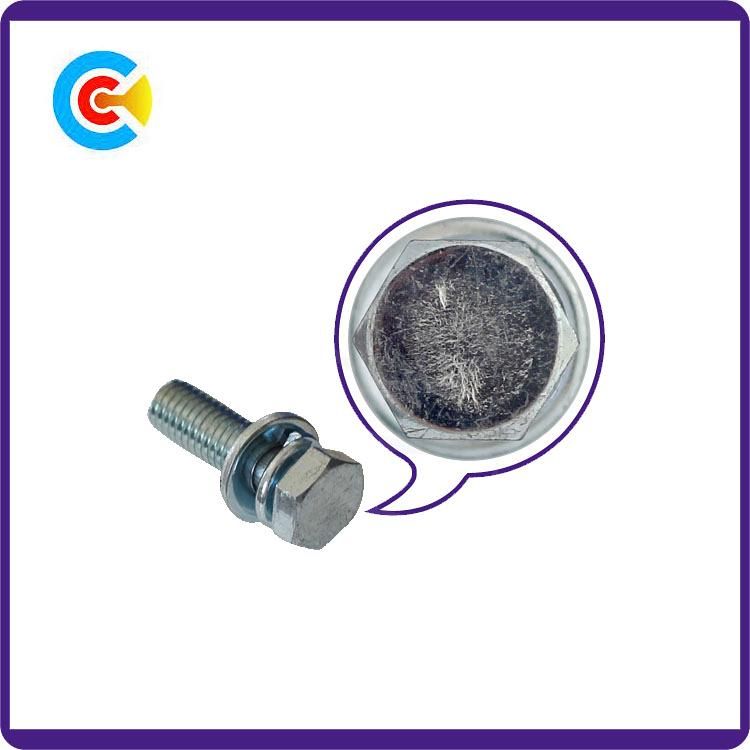 Carbon Steel Hex Head Screw Hex Screw Hex Head Screw