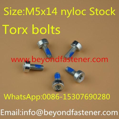 Torx Screw Bolts Nyloc Screw Patch Screw Patch Bolts Red Patch Nyloc Patch